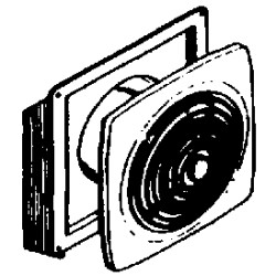 Broan 10" Through Wall Ventilation Fan