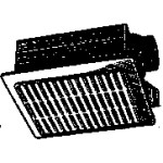 Nutone Ceiling/Wall Blower Fan Nutone Ceiling/Wall Blower Fan